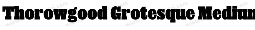 Thorowgood Grotesque Medium字体转换